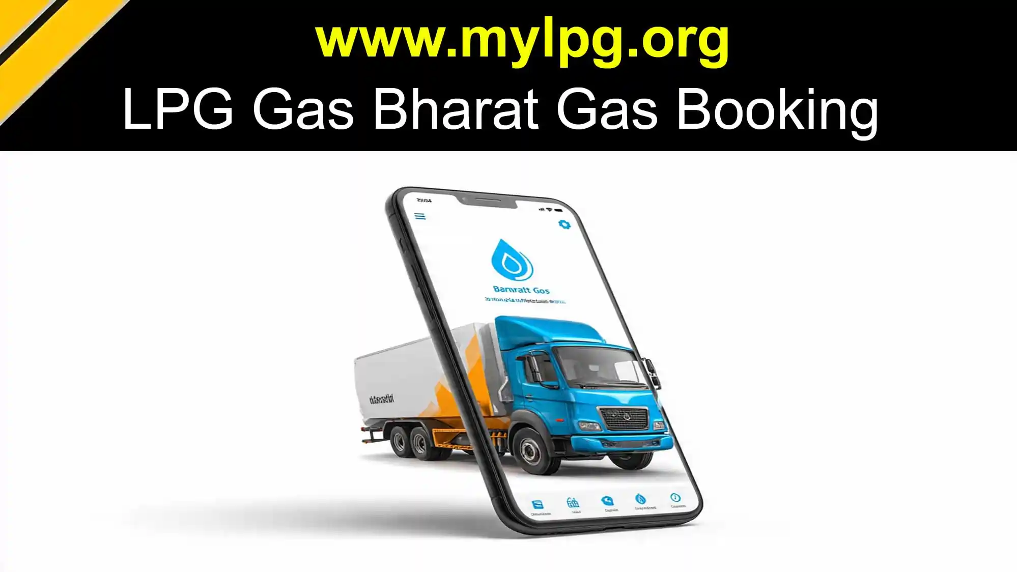 Bharat Gas Booking on smartphone with easy steps