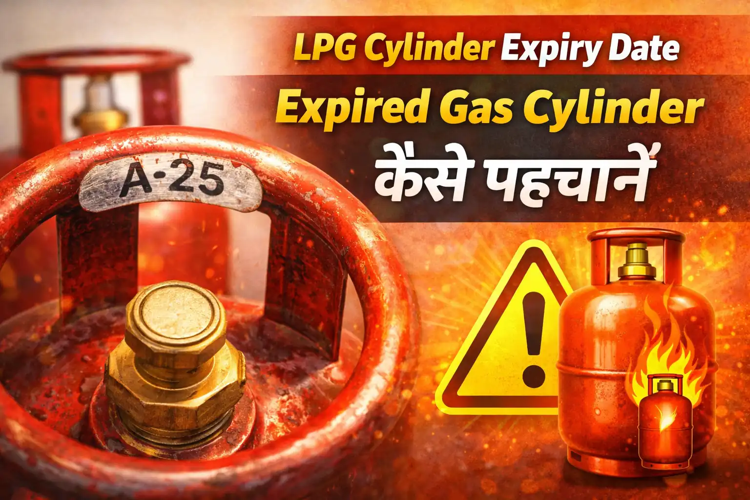 LPG Cylinder Expiry Date check 2026